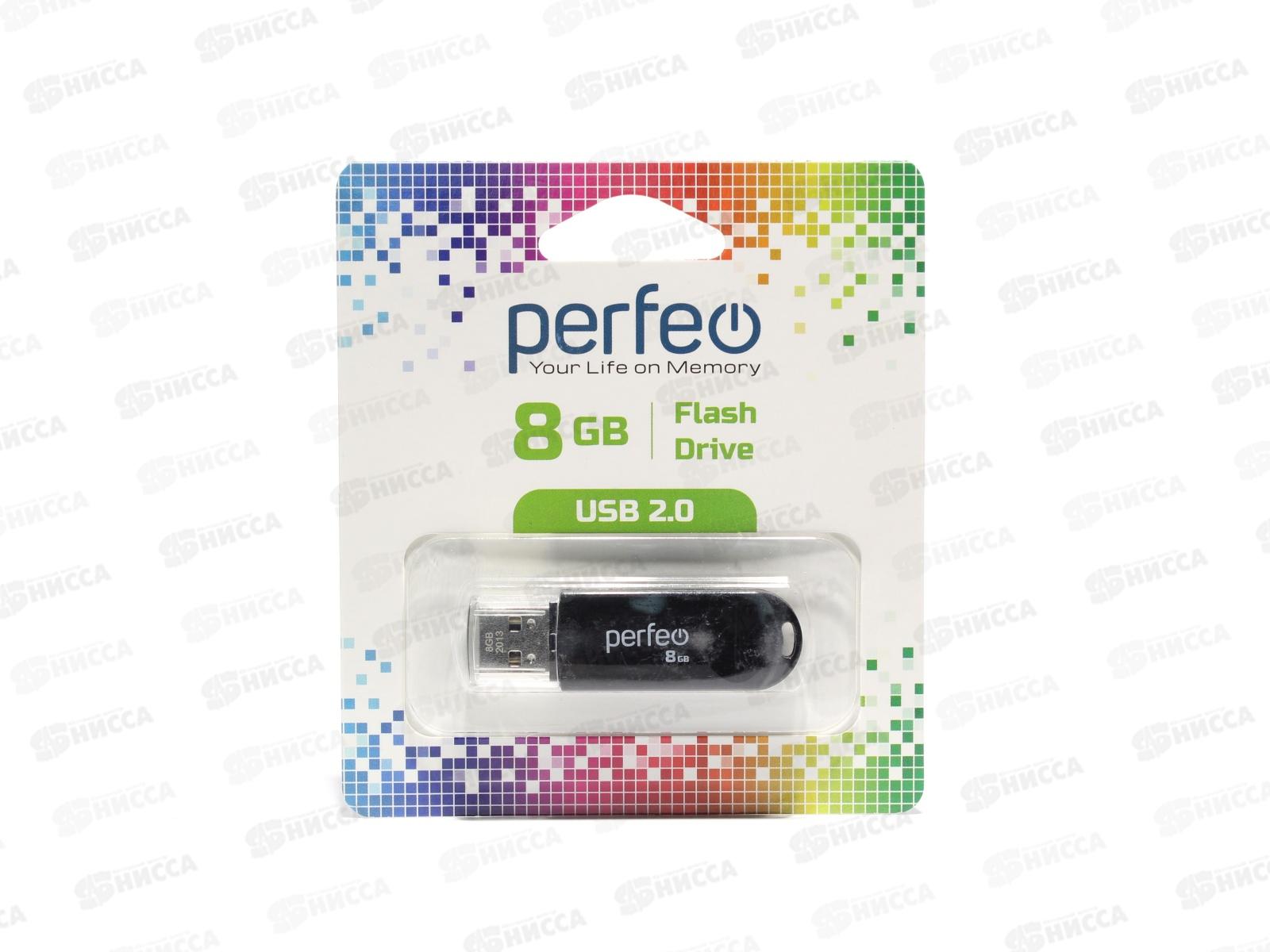 Флэш-карта Perfeo USB  8Gb C03 black