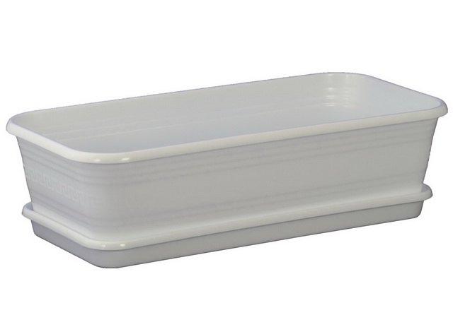 Ящик для рассады 450х225х125 с/п Белый (Интерм) *25