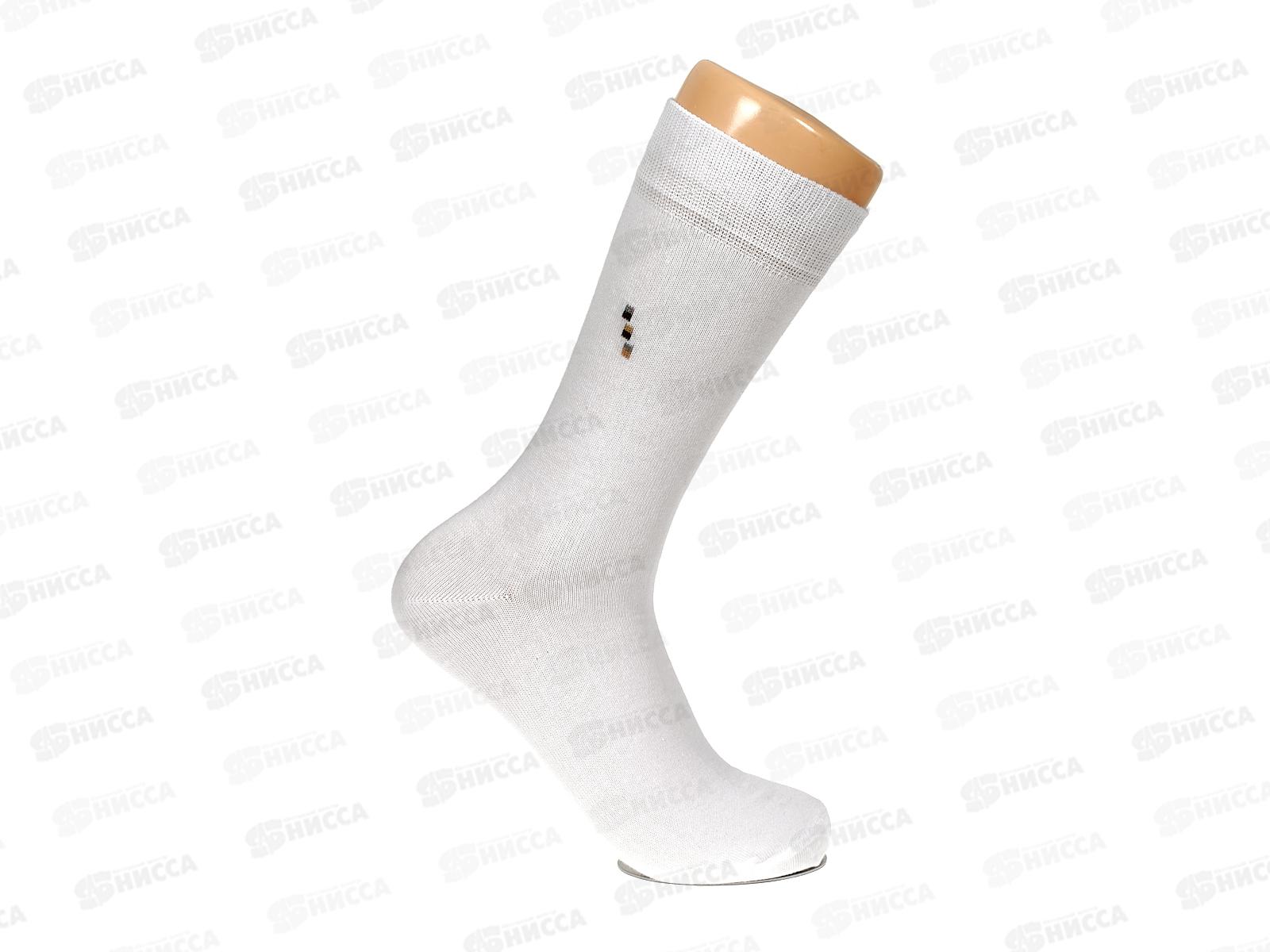 Носки мужские М-101 GRAND LINE белый размер-27