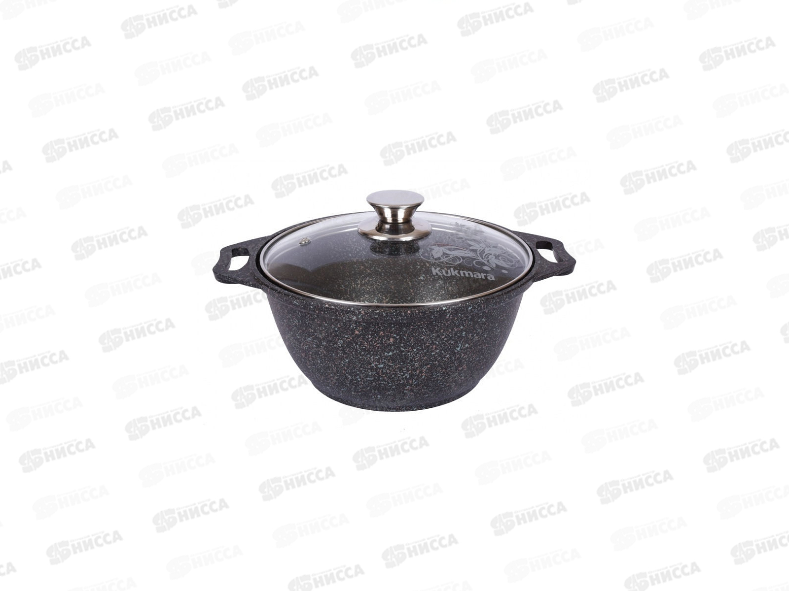 Кастрюля 2,0л со стеклянной крышкой АП Granit ultra кго22а *3