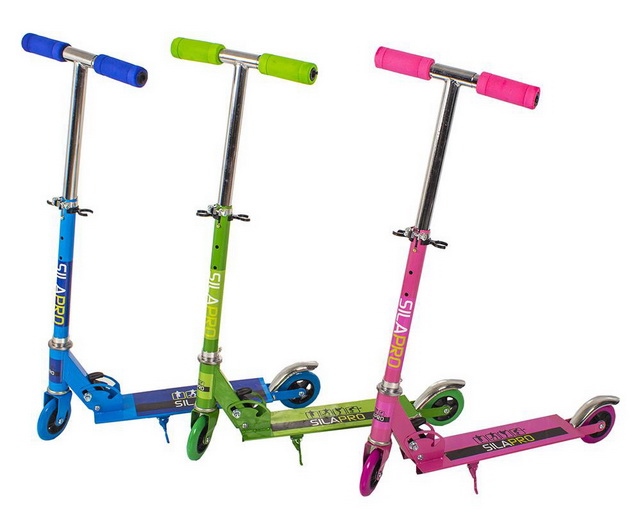 Самокат 2-х колесный 95мм ПВХ до 40кг 56*75*25см 015  131-037 г