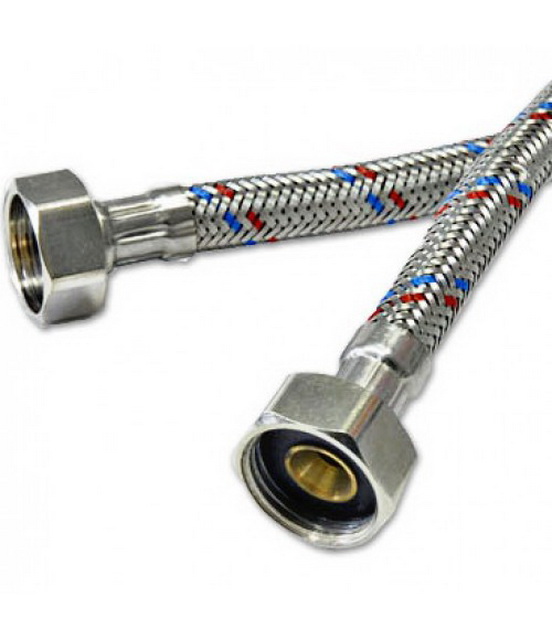 Подводка для смесителей сталь 1/2&quot*М10*150см пара, СТМ *30