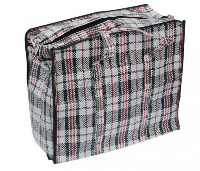 Сумка хозяйственная клетка 63*48*25 (008458) 24525 *100 Ж