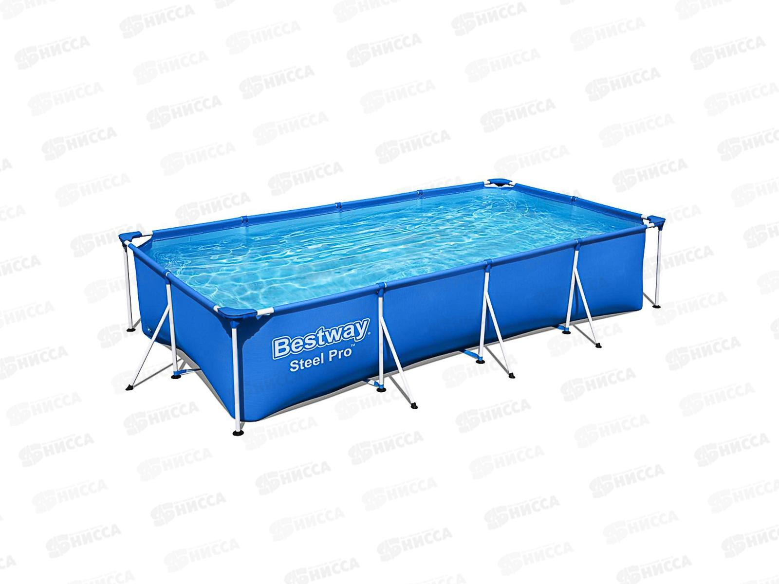 Бассейн 56424 (400*211*81см) каркасный насос+фильтр Bestway