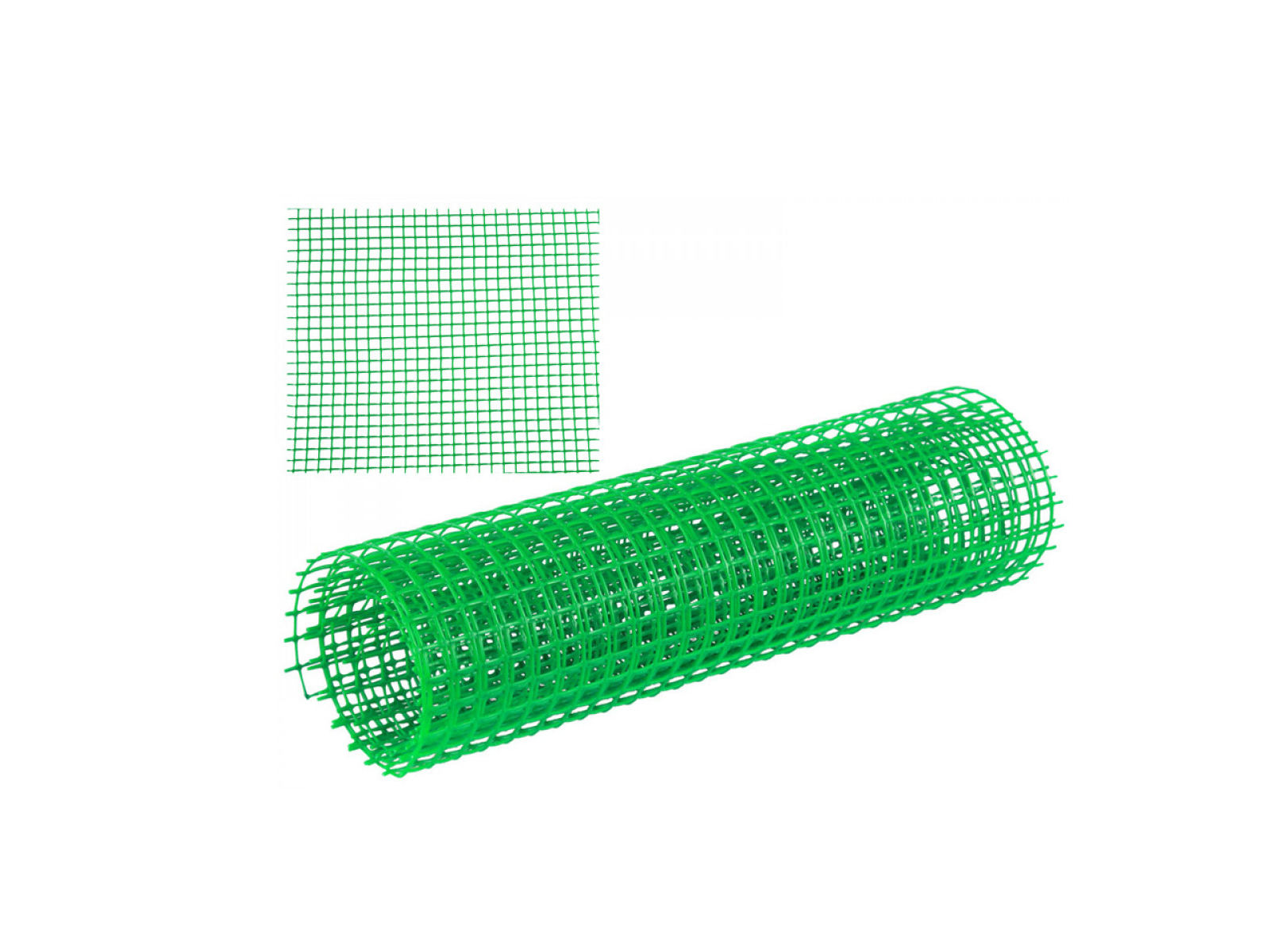 Сетка садовая 17*17мм, ширина 1 метр, длина 10 метров в рулоне, Премиум, зеленая