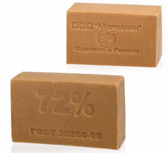 ХОЗЯЙСТВЕННОЕ мыло 72% 150гр *72 ТР К