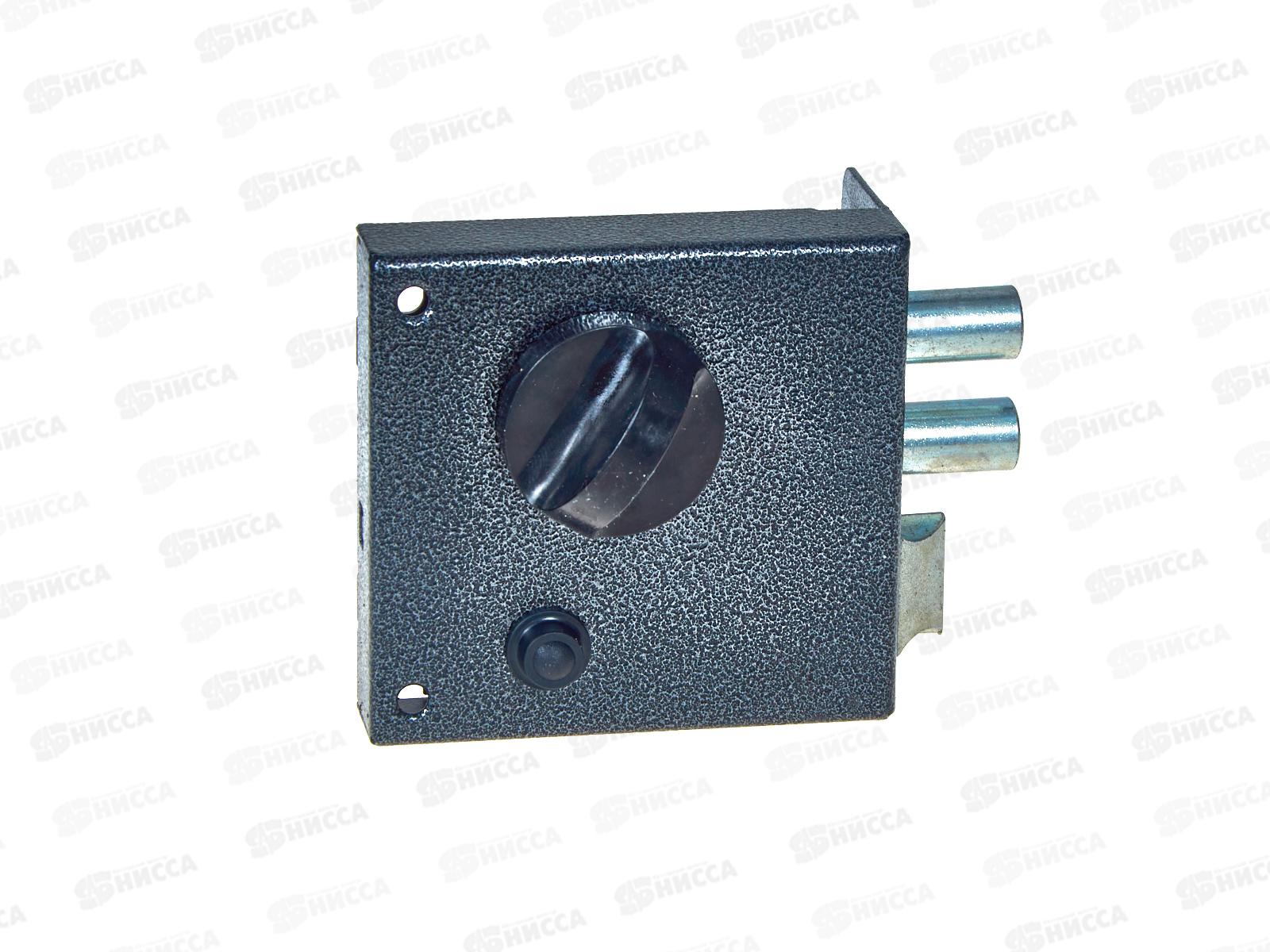 Замок накладной 3Н3 цилиндровый 2 ключа (серебро) Омега