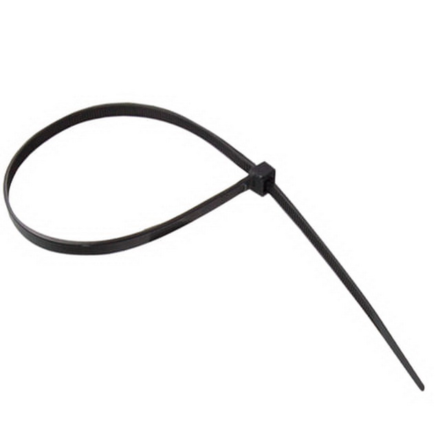 Стяжка кабельная 200*3.6мм 100шт черный нейлон Rexant *10