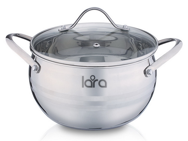 Кастрюля Apple 6,1л d24см LR02-35