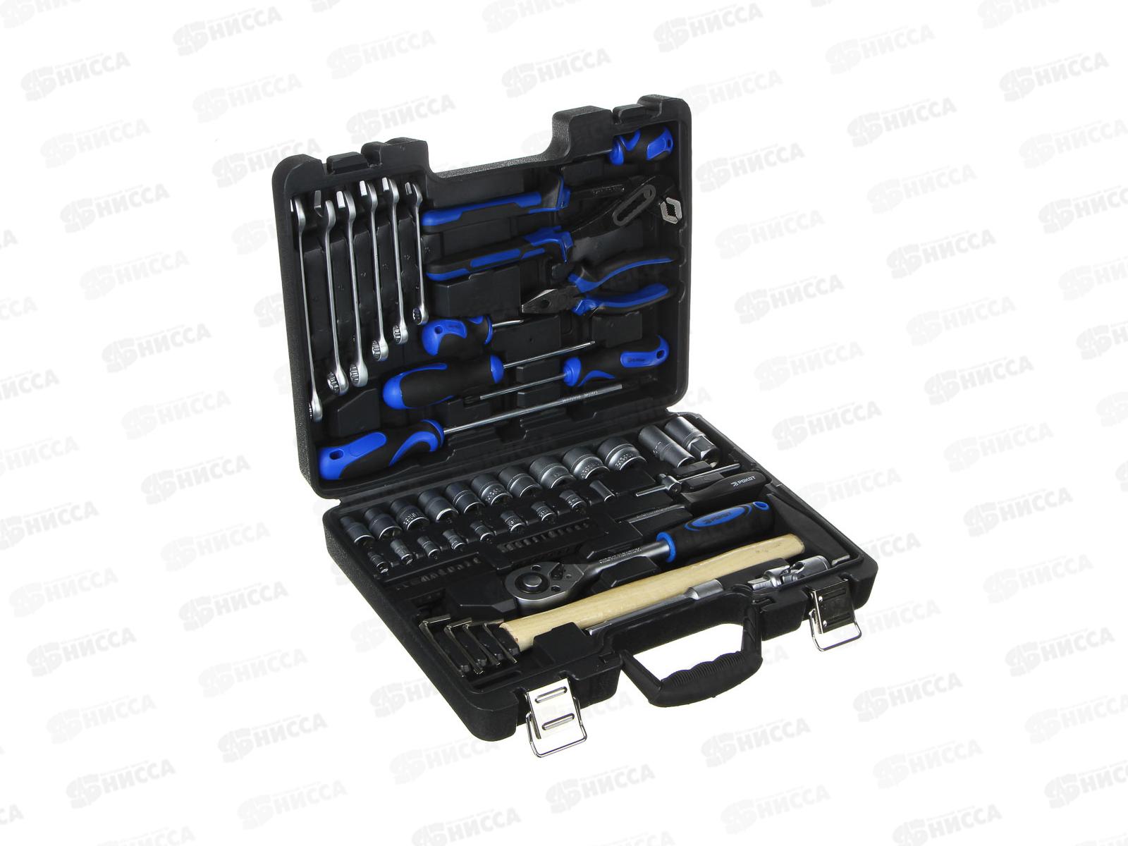 Набор автоинструментов 66 предметов РОКОТ 1/4&quot+1/2&quot 736-124 г