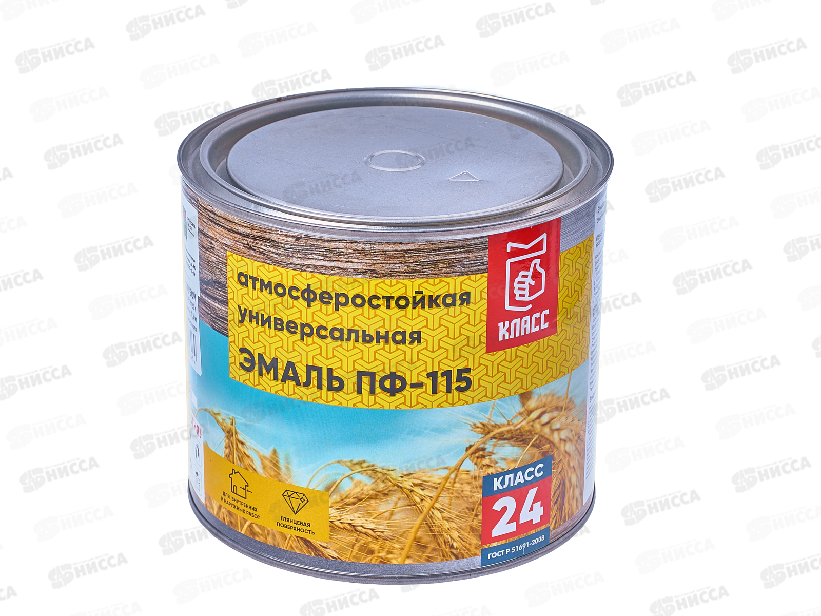 ЭМАЛЬ ПФ-115 белый 2,7кг Класс-24 *6