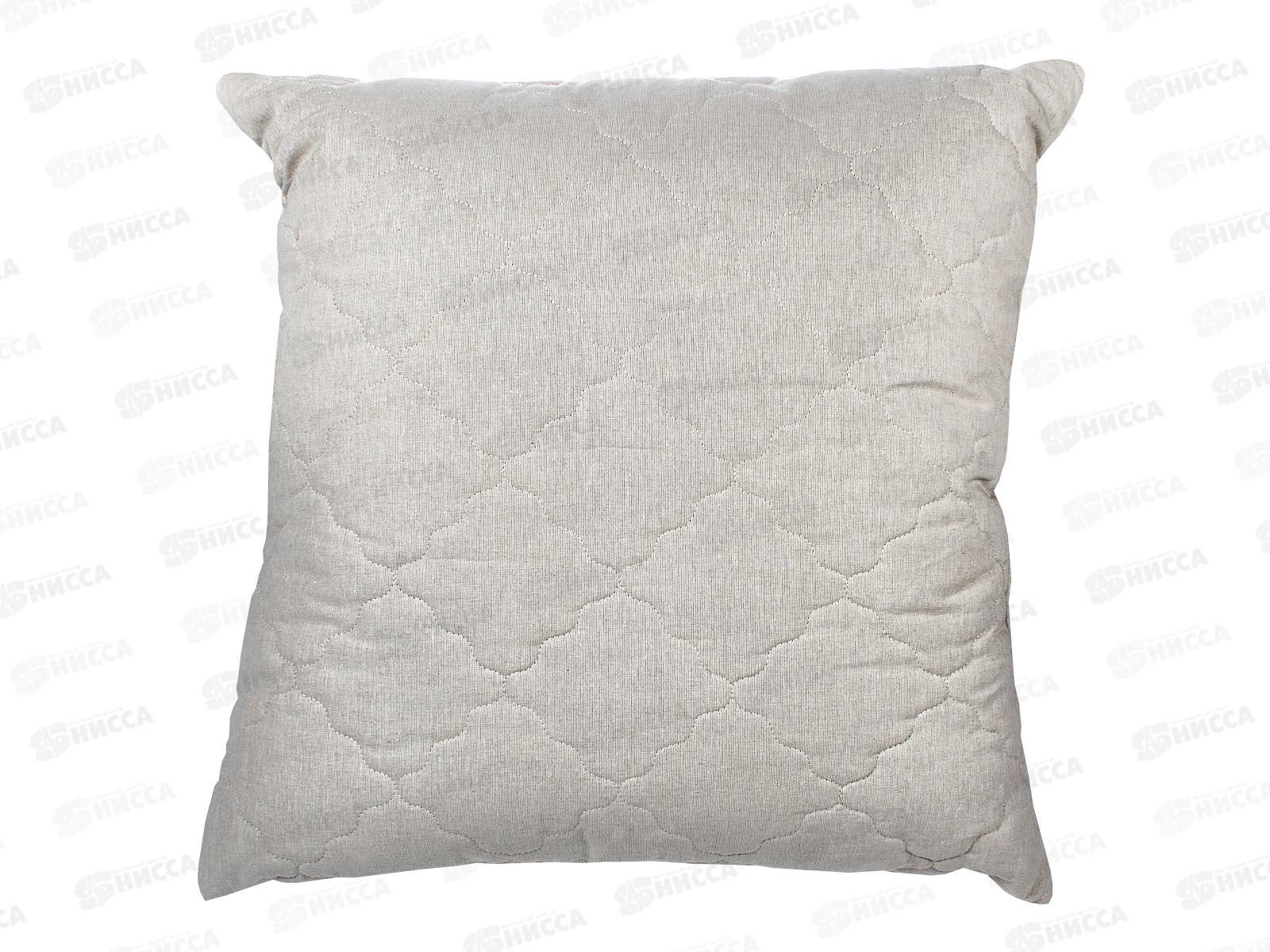 Подушка Лен 70*70 упругая 70% хлопок 30% лен ПЛН-77