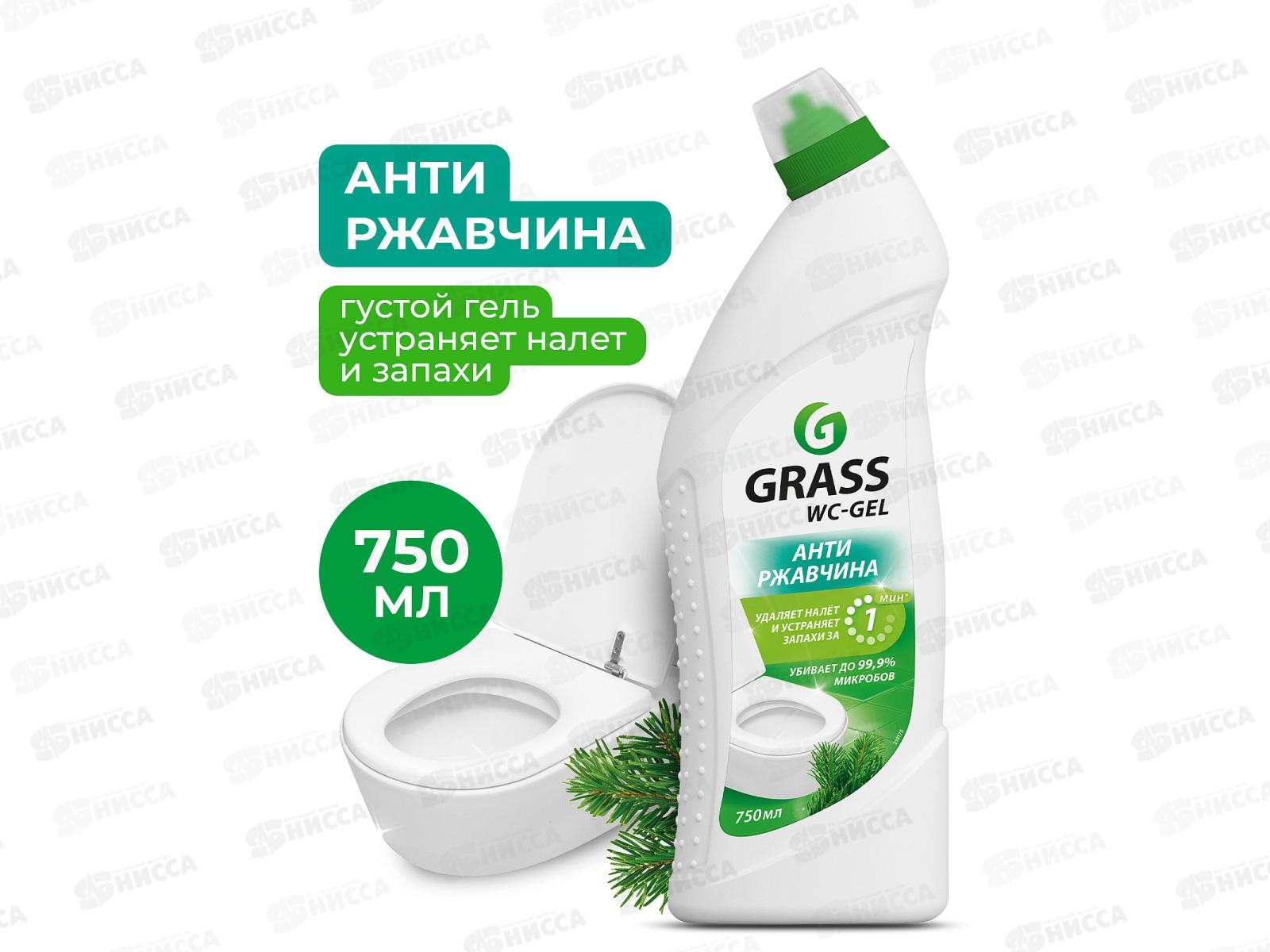 WC-gel чистящее средство для туалета и ванной 750мл  *12  219175