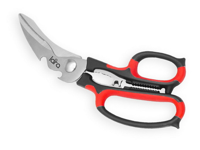 Ножницы LR05-92 6в1 (Шоу бокс) 23см прорезиненные ручки