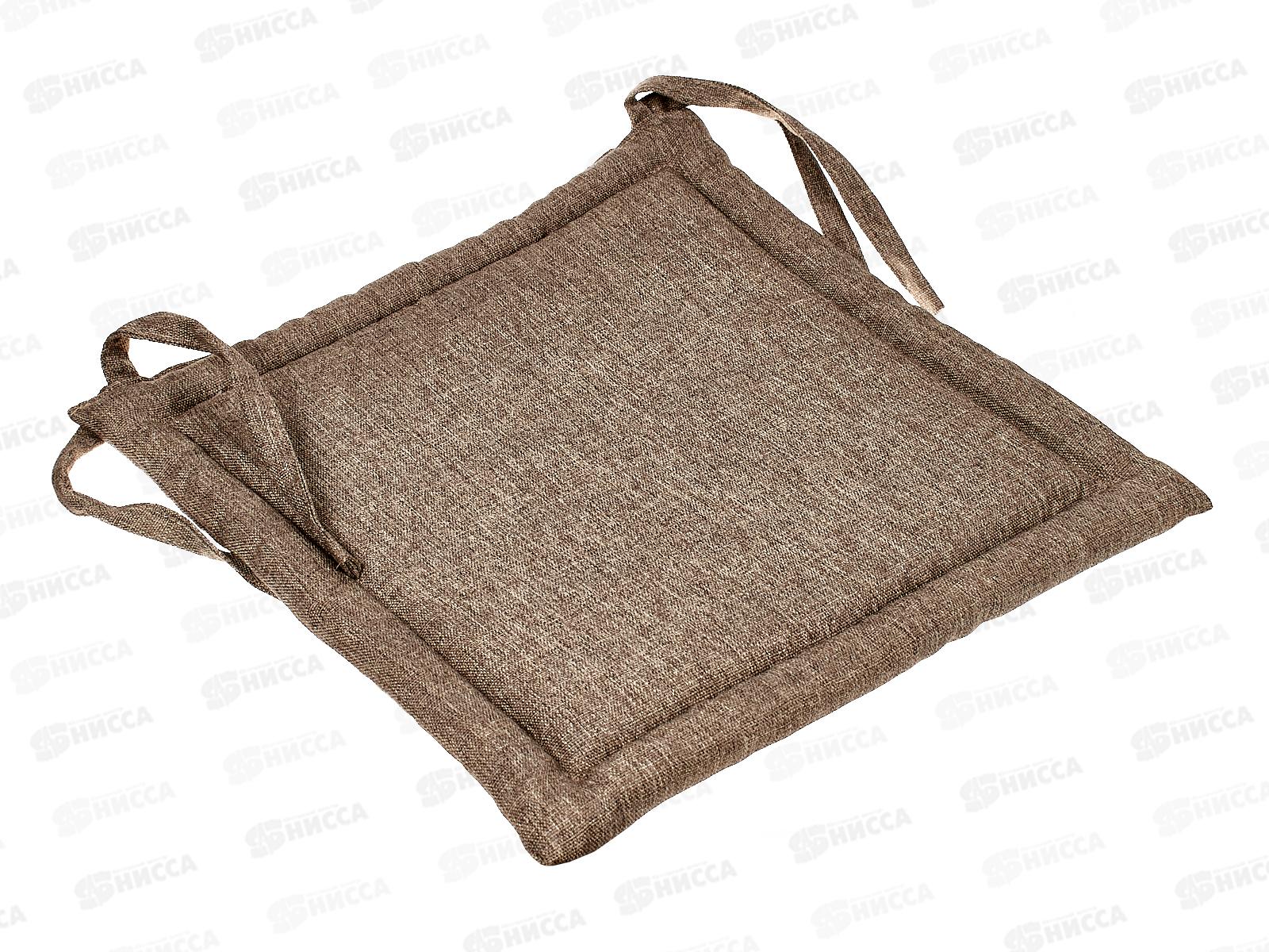 Подушка для стула 40*40 HS рогожка какао