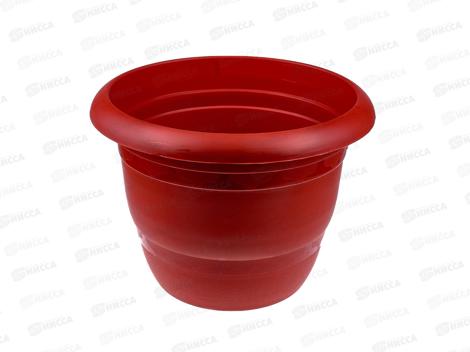 Кашпо ТОПРАК 8,5л с поддоном терракотовый *20 (Ангора)