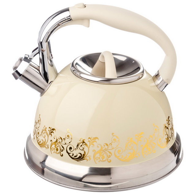 Чайник 3,0л стальной Vetta &quotЗолотая вязь&quot индукция 847-054 г