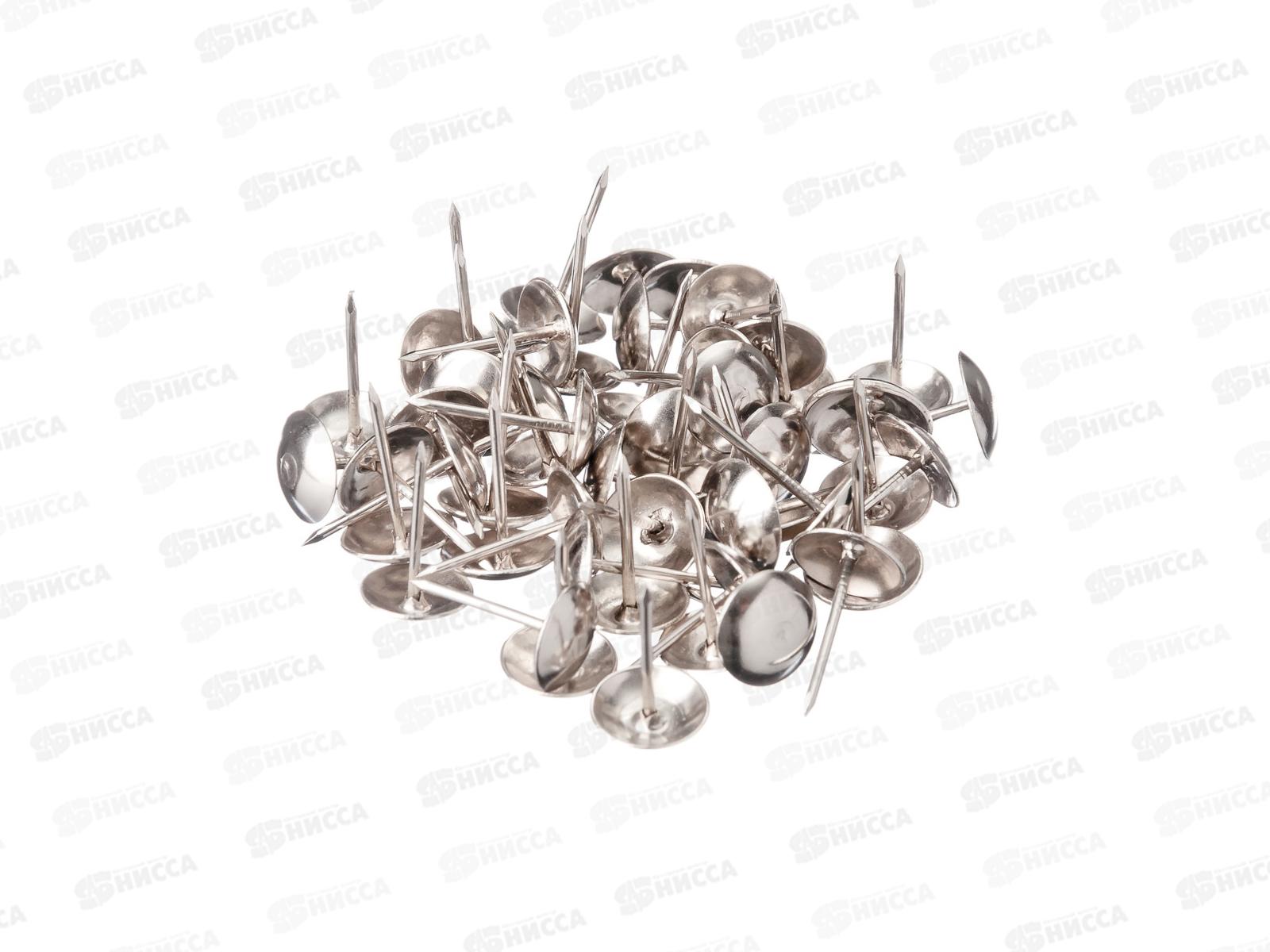 Гвоздь декоративный обивочный хром №40 *10/100