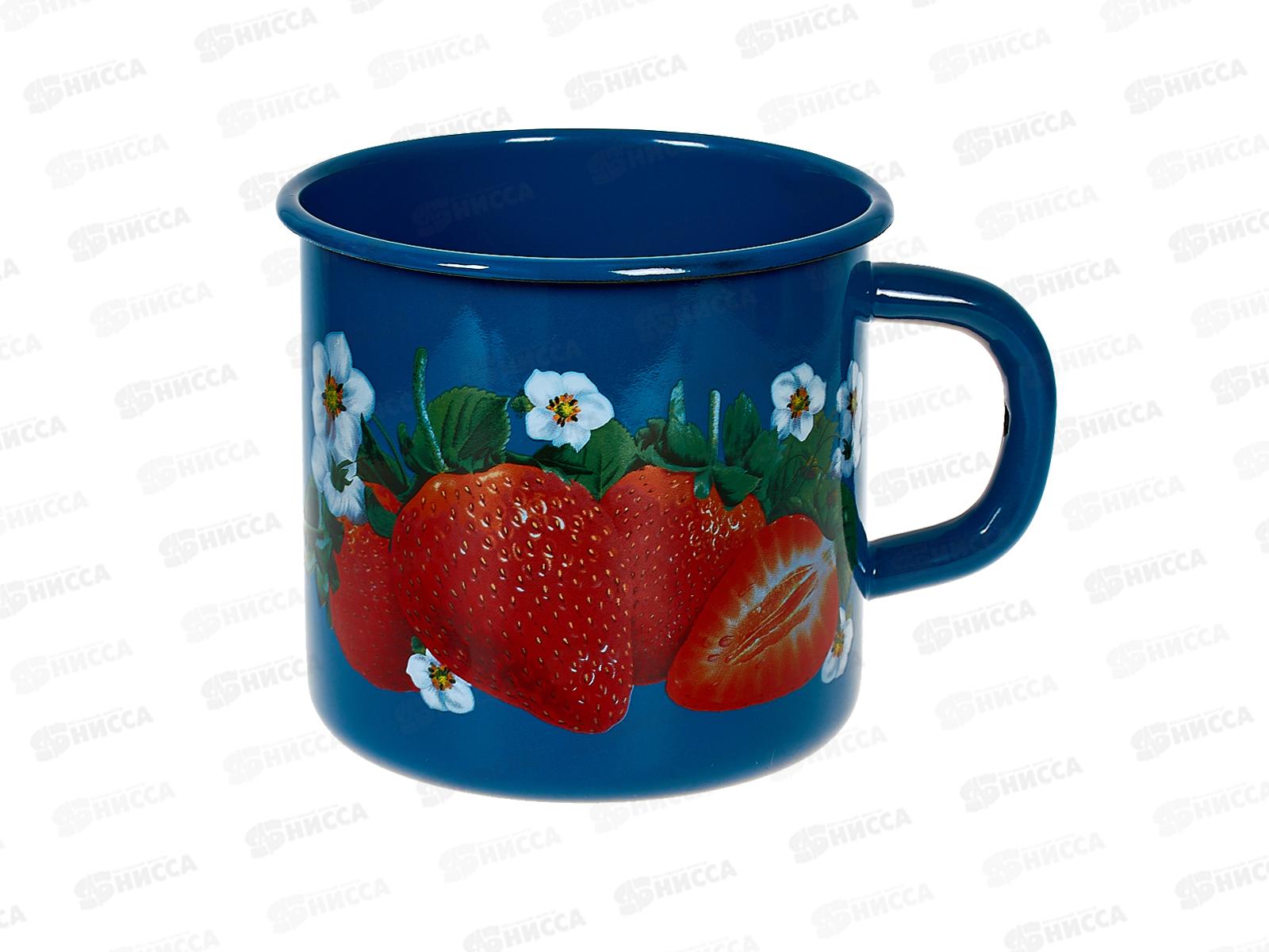 Кружка 1,0л декорированная Васильковая С0107.4