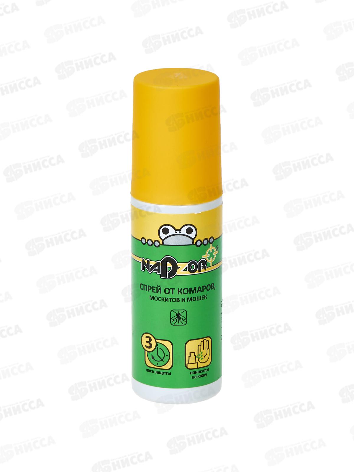 NADZOR Спрей от комаров и мошек 100мл *36