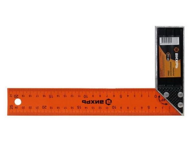 Угольник металлический 250 мм Вихрь