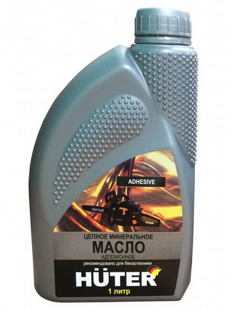 Масло цепное минеральное 80W90, для техники Huter,1л.