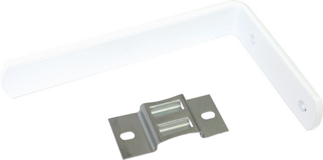 Держатель настенный с креплением для гардин 120мм полимер *40