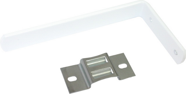 Держатель настенный с креплением для гардин 150мм полимер *40