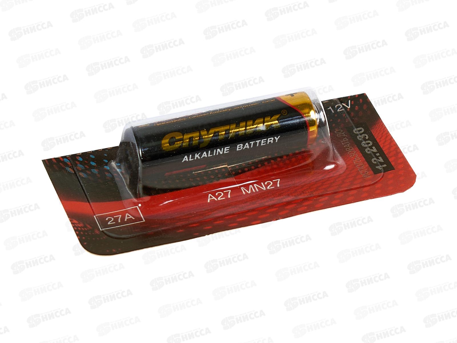 Батарейка Элемент питания Спутник ALKALINE BATTERY 27А/5B *5/50