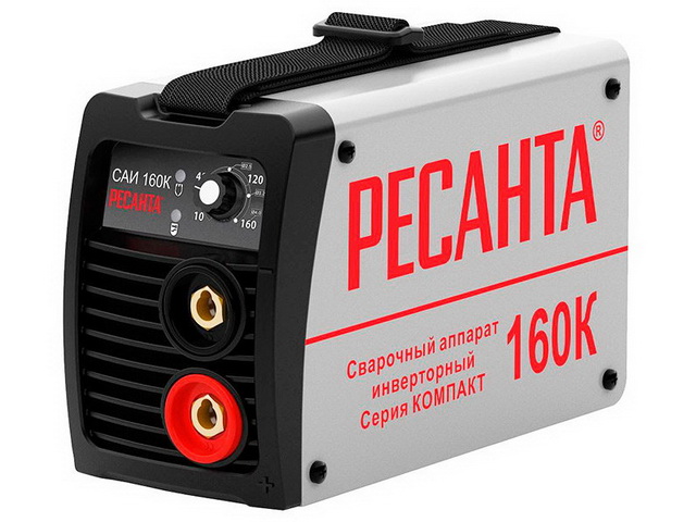 Сварочный аппарат компакт Ресанта САИ160К 160А 8 кВт, макс. диаметр электрода 4мм