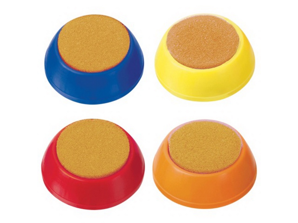 Губка для увлажнения пальцев СТАММ 4 цвета УП02*120