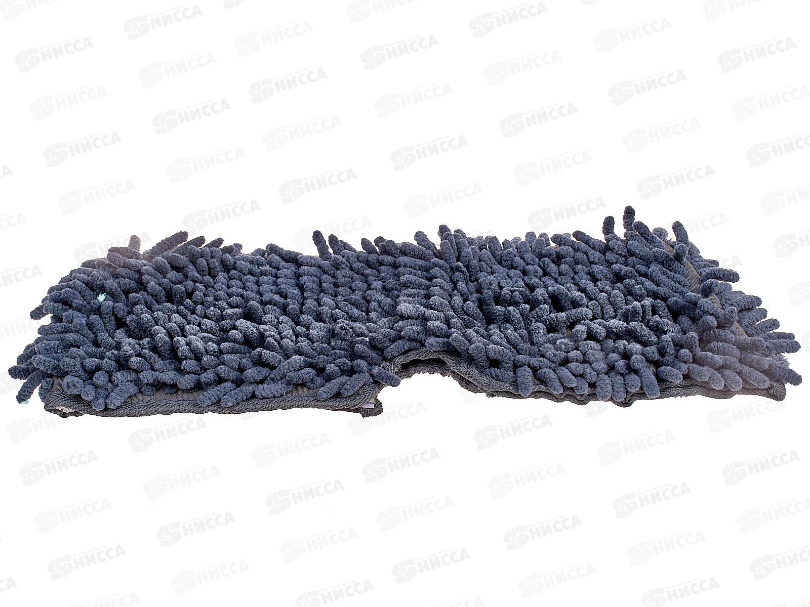 Насадка на швабру LaDina 2-х стор микрофибра желт-сер 30023-1 *100