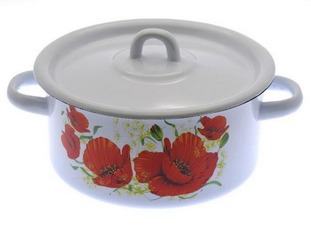 Кастрюля 2,0л цилиндрическая Маки, спетлей С1610*67 *8