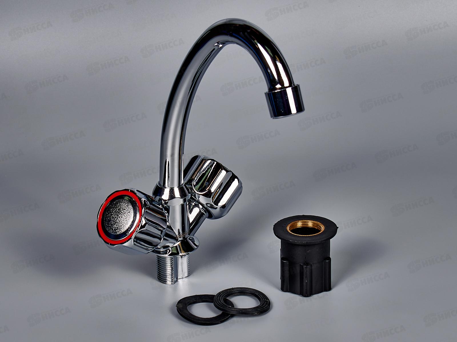 Смеситель СоюзКран для кухни без подводки 1/2 керамический цинк  567-071 г