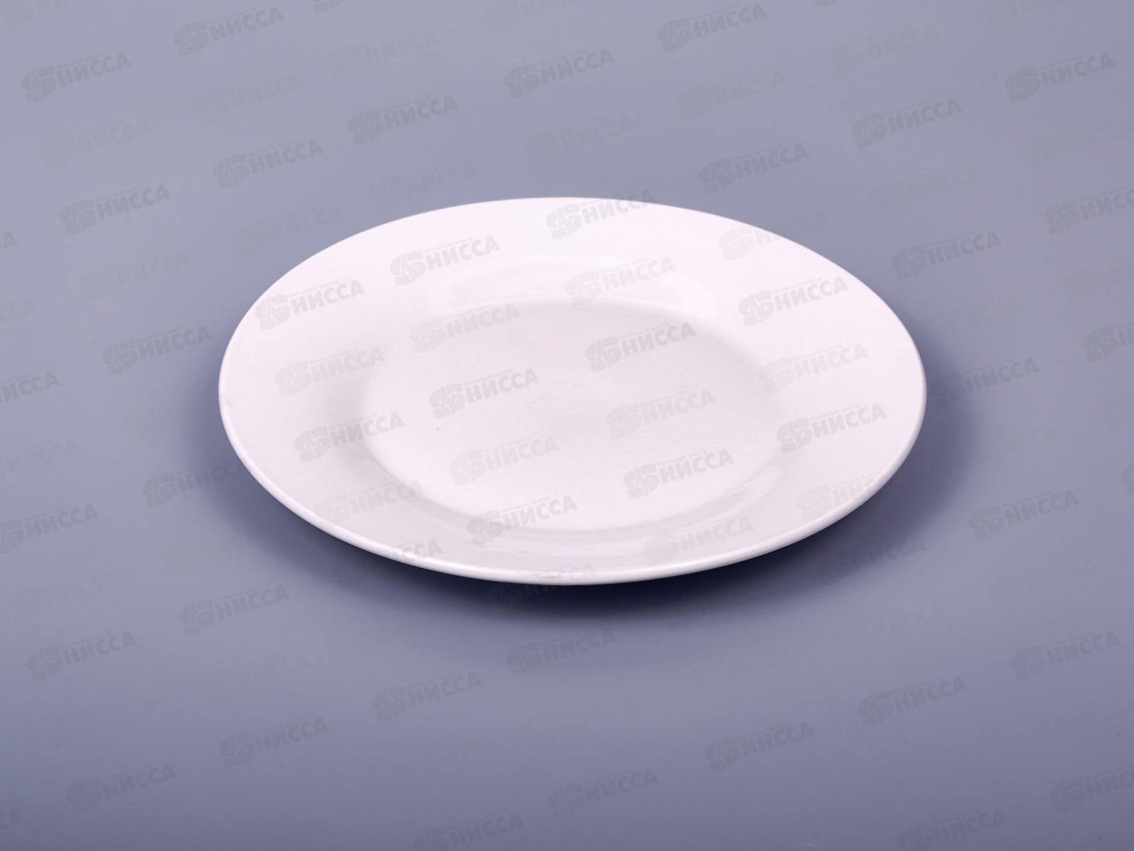 Тарелка плоская круглая d-17,5см 12/96 белье т7-0002