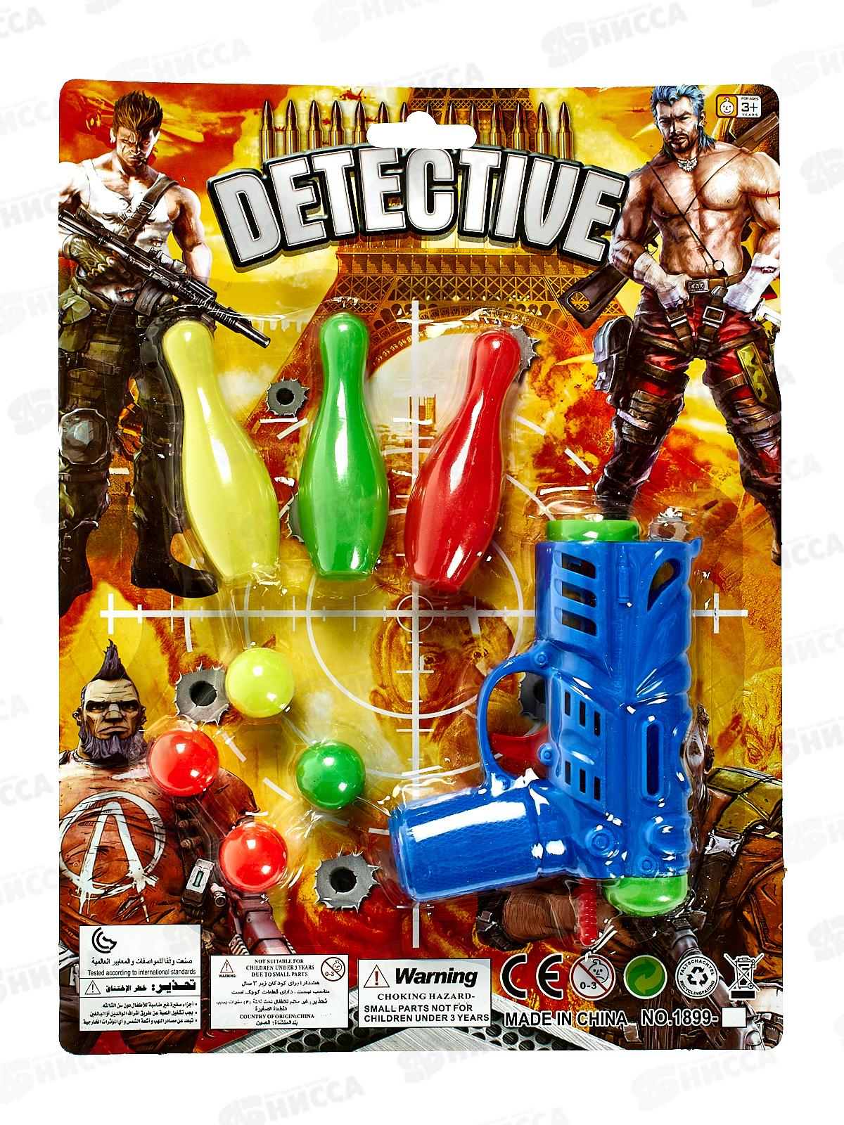 Набор полиции пистолет 8 предметов пластик (004216)  Ж