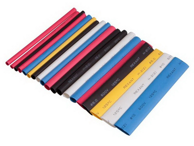 Набор термоустойчивых трубок №2 АВТО импорт, Rexant 29-0102