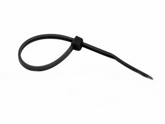 Стяжкa кабельная REXANT 100x2,5 мм, черная, в упаковке 25 штук, 07-0101-25