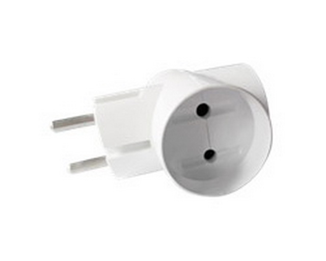 Тройник ПРОГРЕСС белый без заземления *20/240