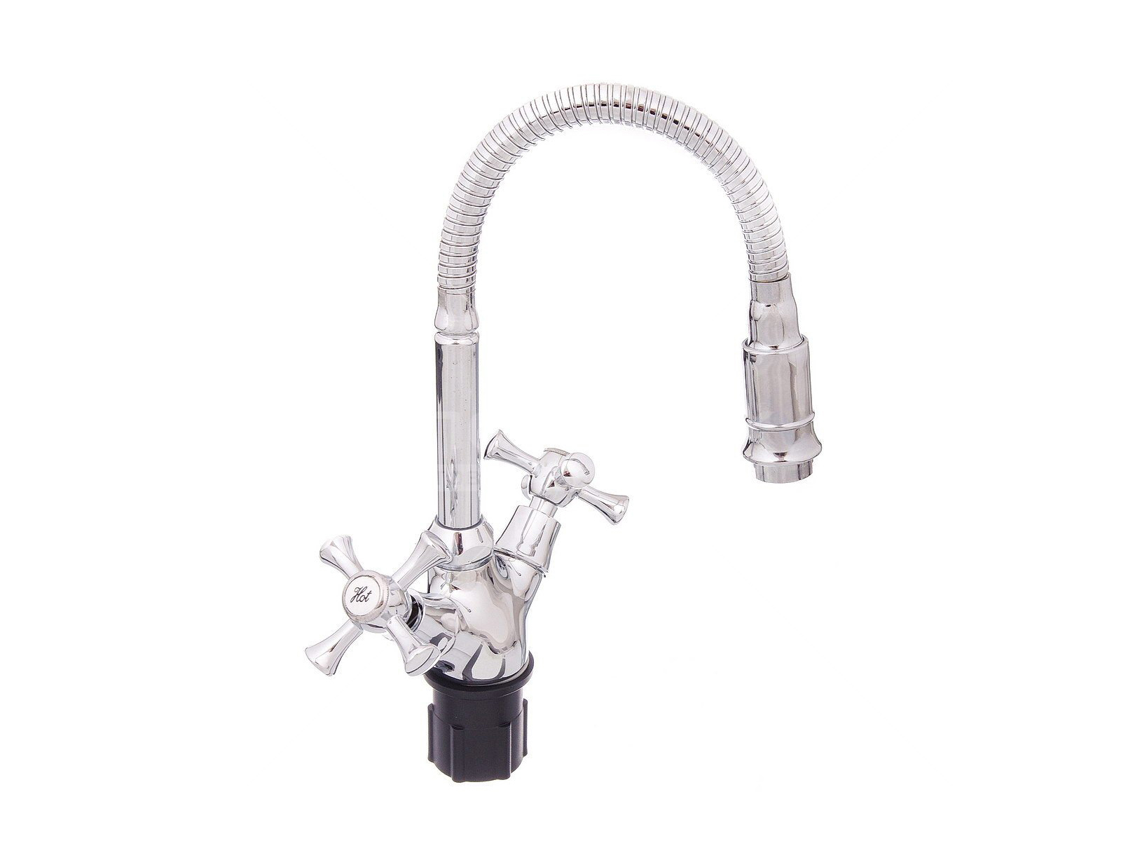 Смеситель для кухни ЭВЕРЕСТ В58-064B, 1/2 гибкий гусак