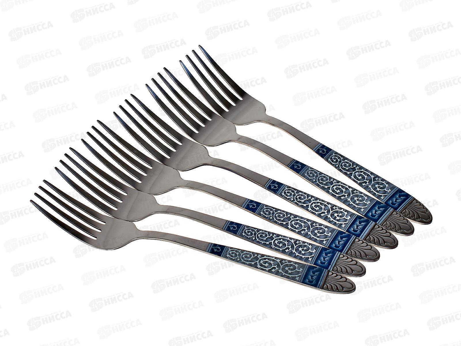 Вилка столовая 6шт с узором (047265)  Ж