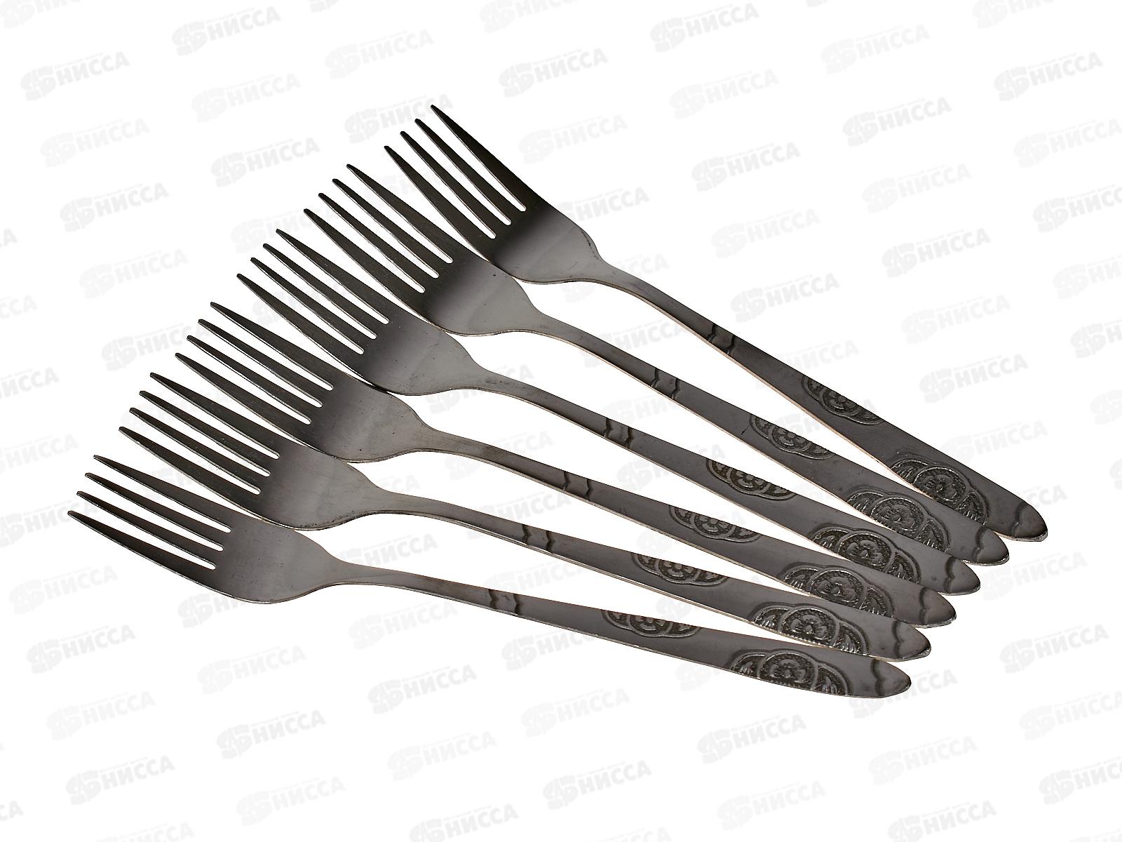 Вилка столовая 6шт с узором (047245)  Ж