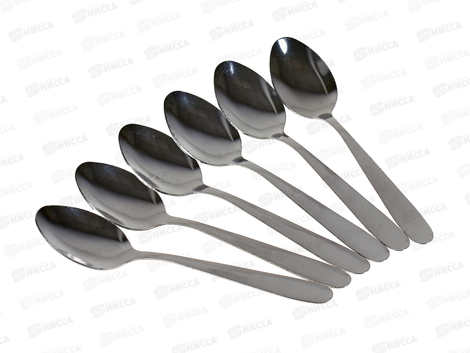 Ложка чайная 6шт металлическая (047243)  Ж