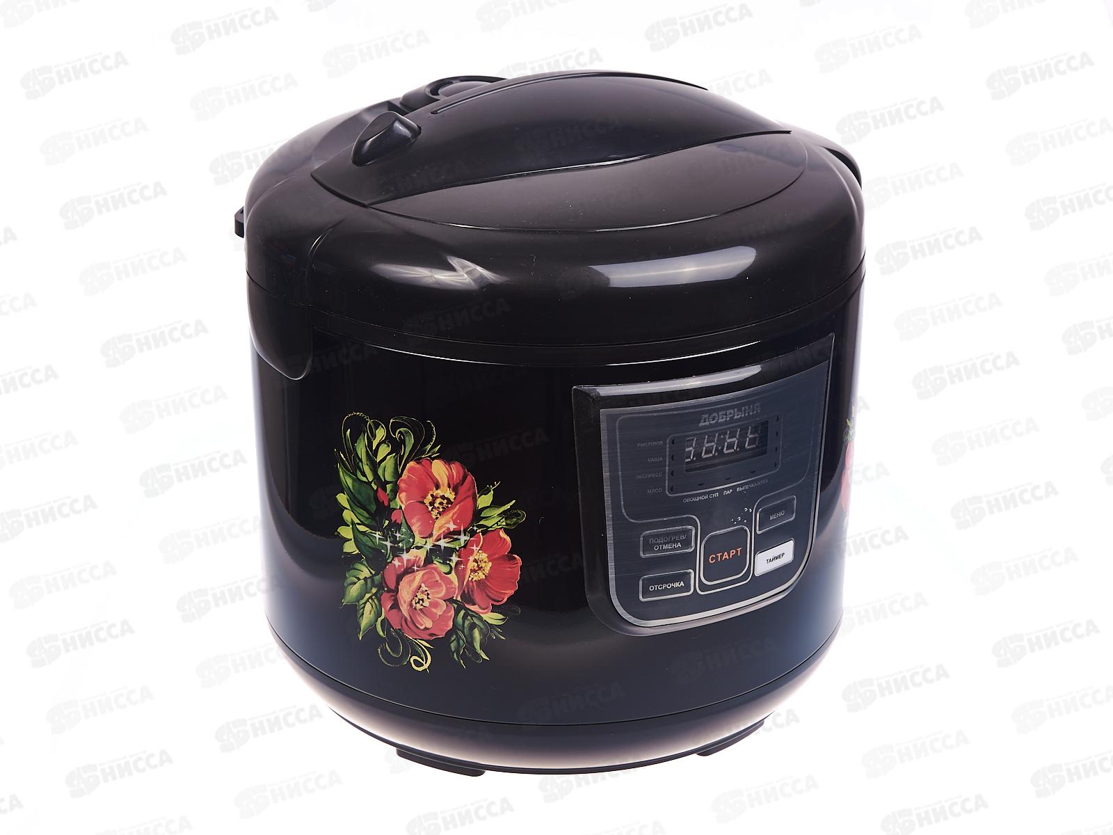 Мультиварка DO-1009 4л черная пластик+нержавейка Маки Добрыня