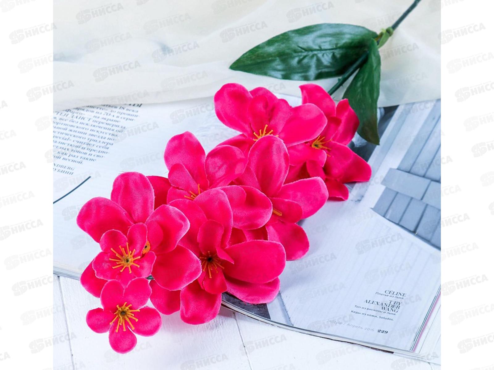 Цветы искусственные 65см орхидея амезиелла малиновый 701713 *5