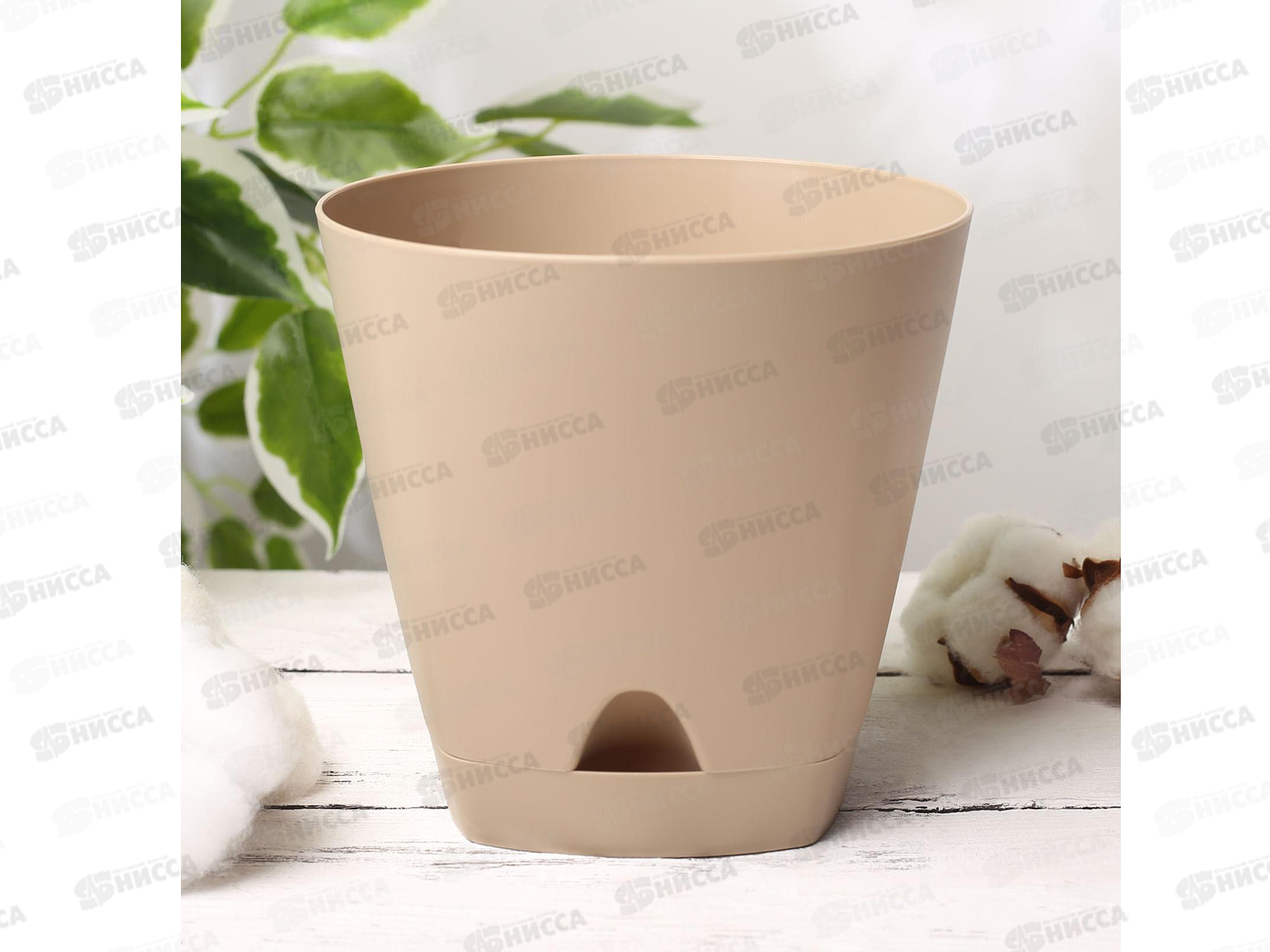 Горшок для цветов Амстердам D=140 прикорневой полив 1,35л ПЦ6199 *10