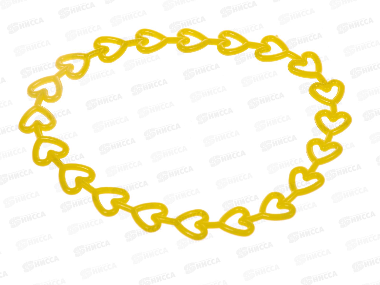 Резинка для волос 8см сердечки микс 034967 *12  Б