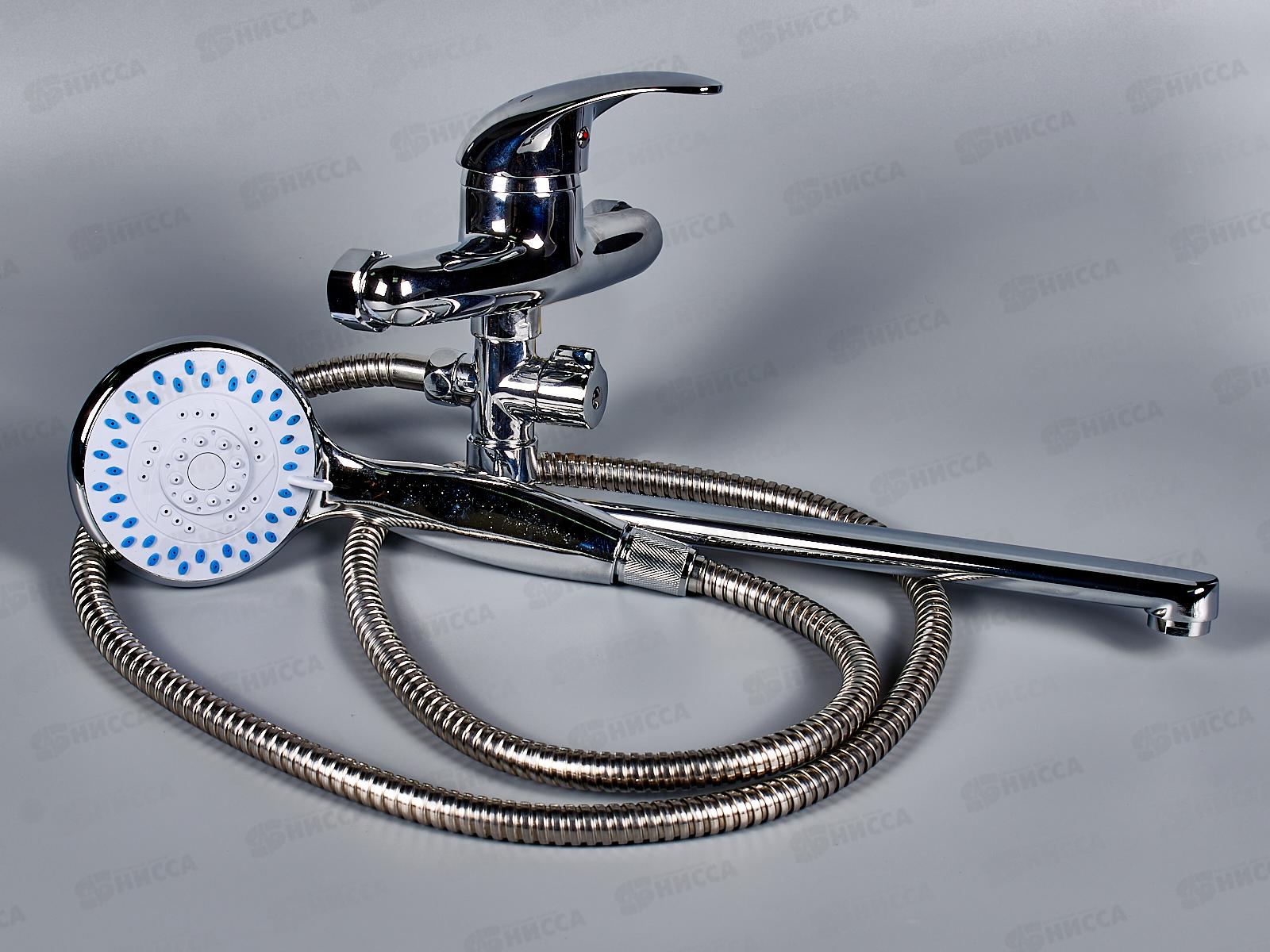 Смеситель для ванны д.40 MIRA латунь  L-нос 30см. (поворотный дивертор) 5007N *10