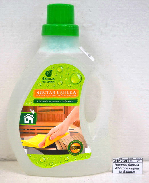 Чистая банька для бани и сауны 1литр Банные штучки,35000 *12