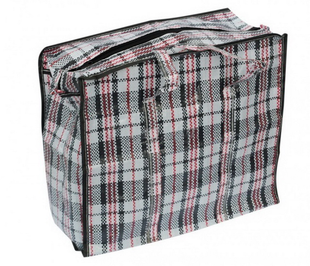 Сумка хозяйственная клетка 80*55*30 (035140) *10/100  Ж